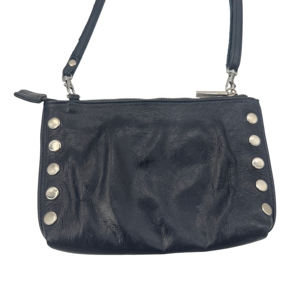 Hammitt Studded Medium Crossbody Bag Dark Navy Blue Leather Women's - Picture 5 of 7